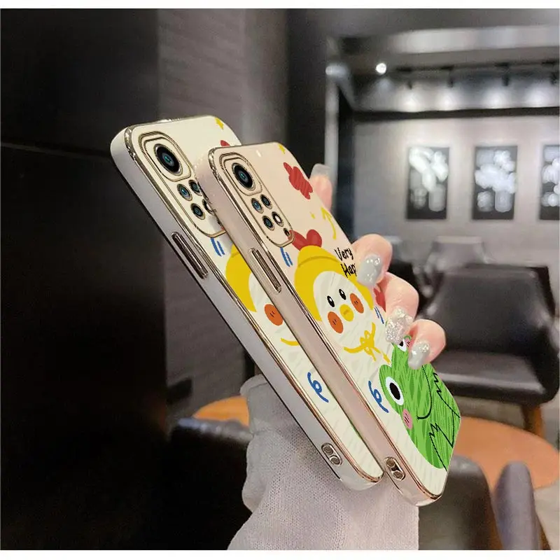 جراب هاتف فاخر مطلي بطلاء فرودبطة ، غطاء لشاومي ريدمي نوت 11 ، 4G ، 11Pro Plus ، 10 Pro ، 11S ، 12Pro Plus ، 12 ، 9S ، 8 Pro