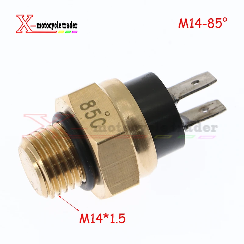 newest M16/M14 Radiator Thermal Fan Switch Thermostat For 250cc Water Cooled ATV Quad Scooter Motorcycle Parts