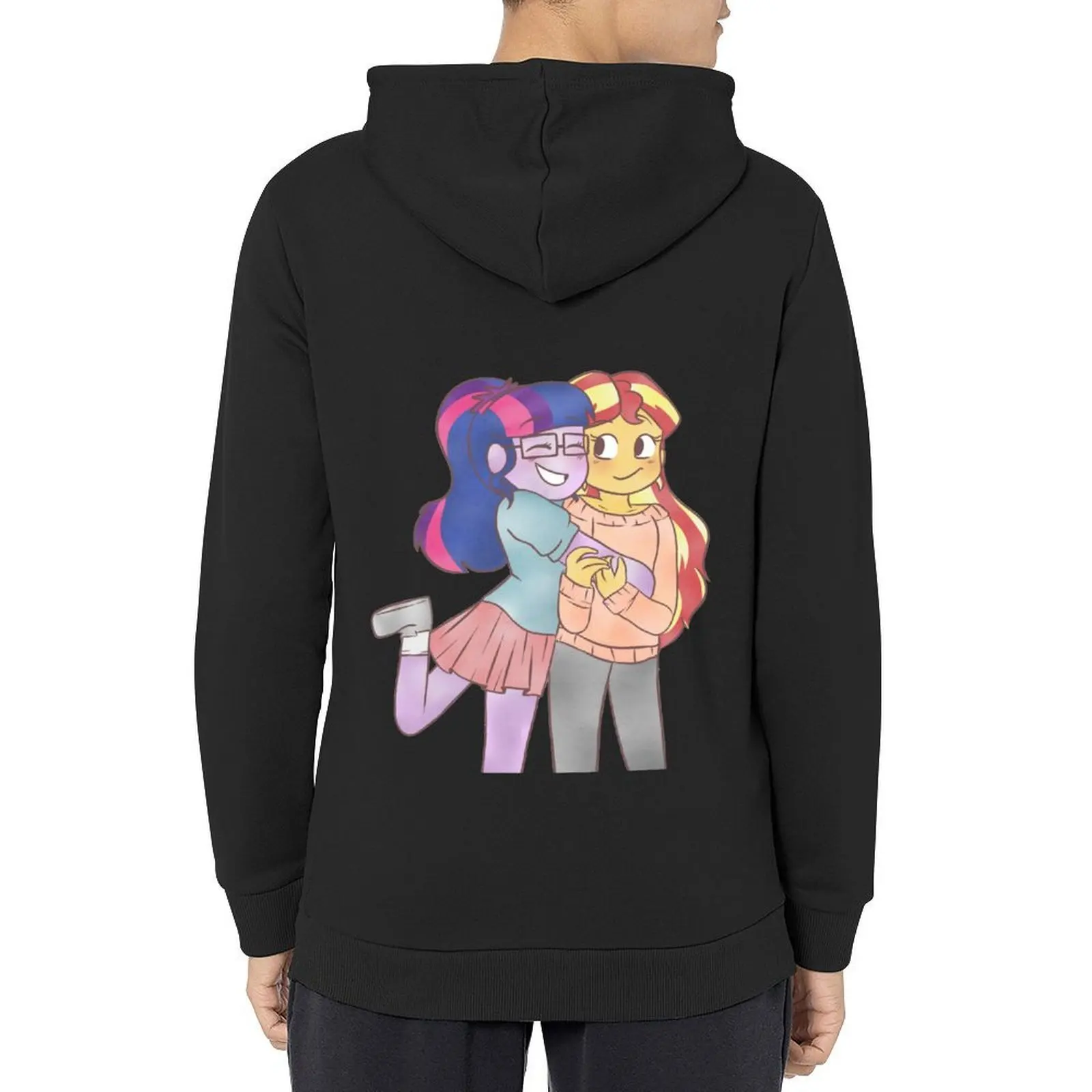 

SciSet- Equestria Girls Hoodie men's sweat-shirt autumn new products hooded shirt anime clothing oversized hoodie