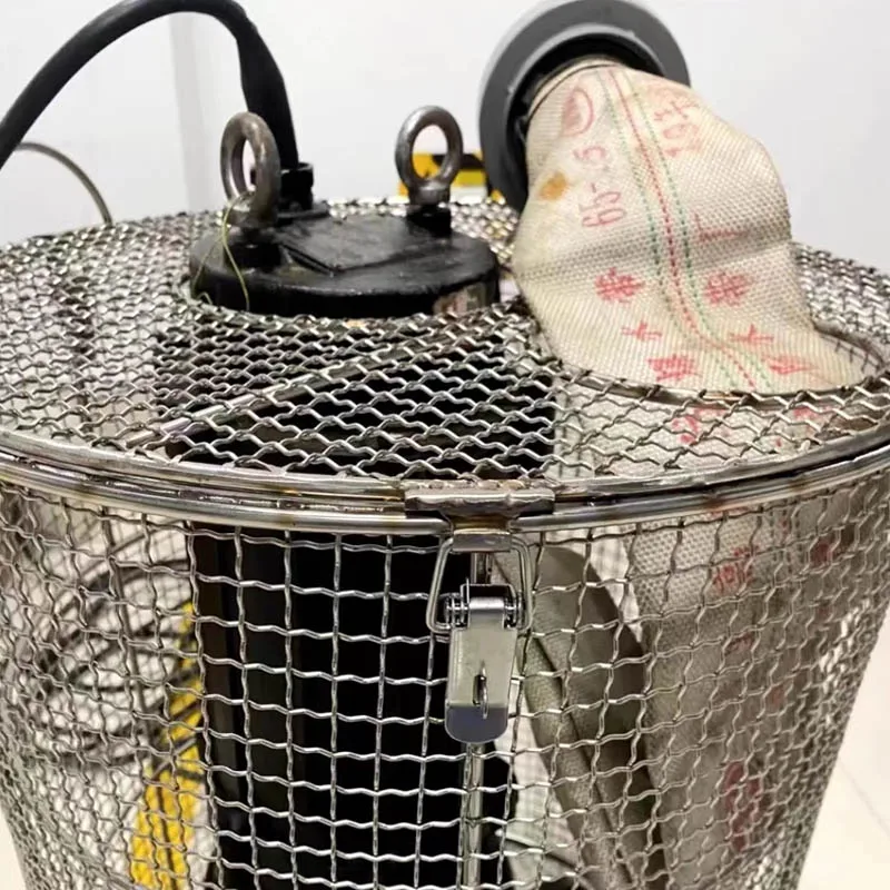 Small Stainless steel 304 submersible pump sewage pump protective cylinder cover fine mesh basket filter anti blocking mesh cage