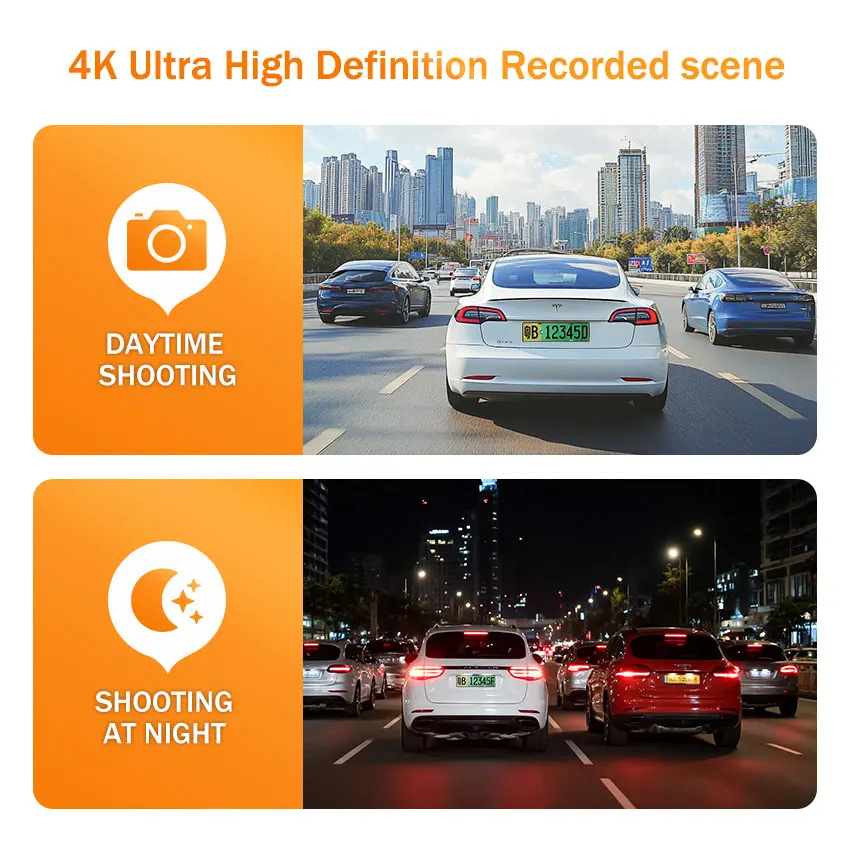 4K HD Wifi DVR Dash Cam For Mercedes-Benz GLA Class X156 (1st Gen) 2015-2020 Plug and Play Video Recorder