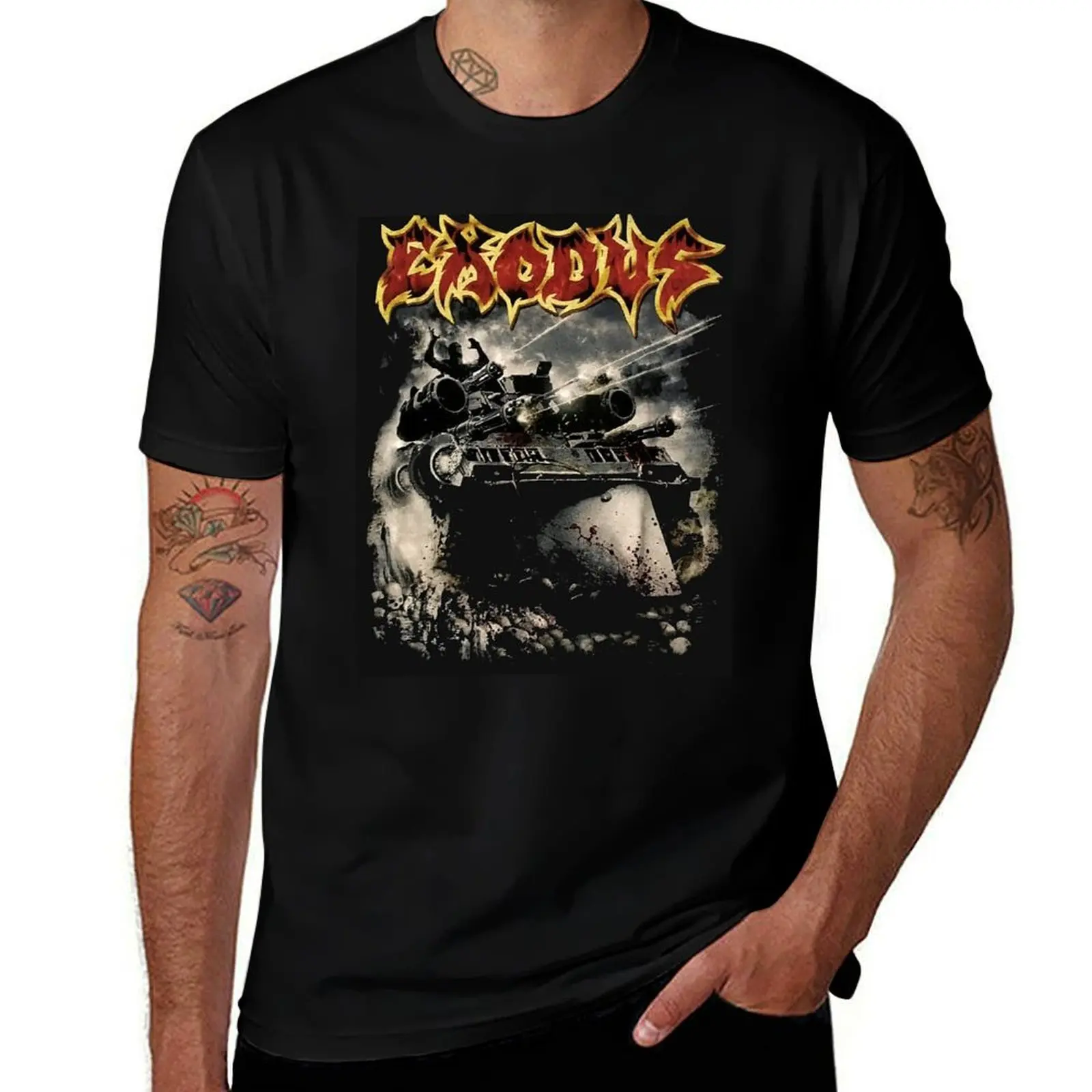 exodus best T-Shirt Work Basic Short Sleeve Top T-Shirt