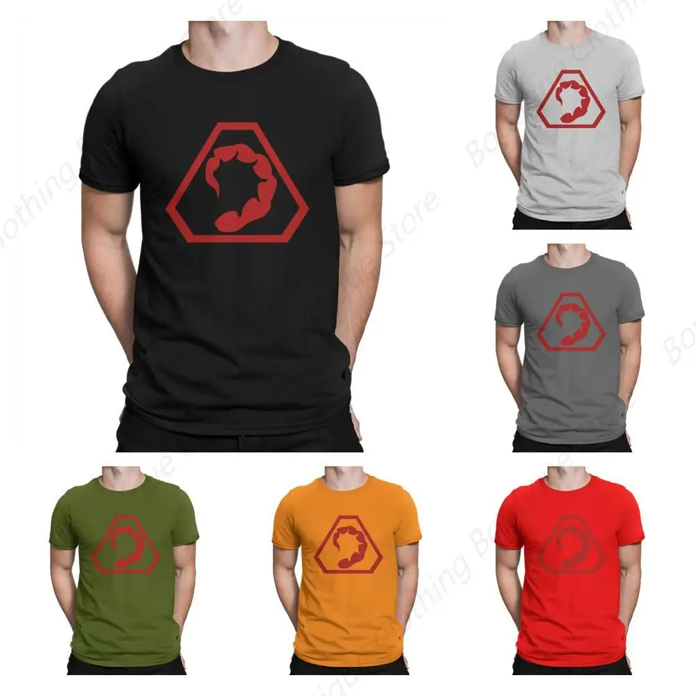 Funny Brotherhood Of NOD Insignia T-Shirts for Men Round Neck Cotton T Shirts Red Alert Short Sleeve Tees Classic Tops