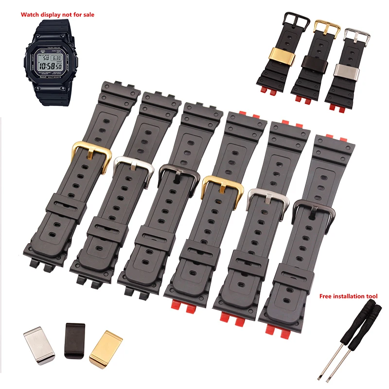 

Watch accessories for GMW-B5000 B5000D sports waterproof men's and women's watch straps