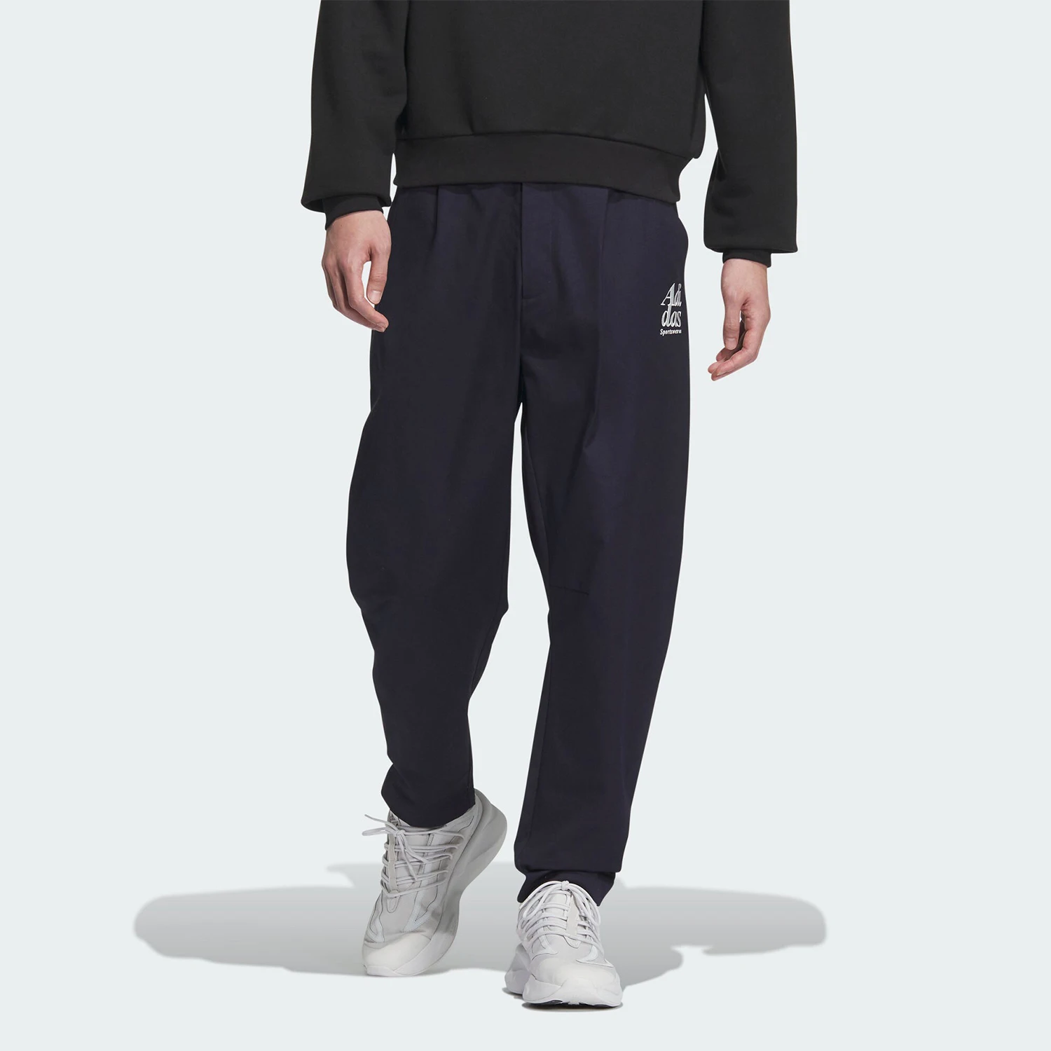 

Официальные мужские тканые свободные повседневные брюки Adidas JE6109