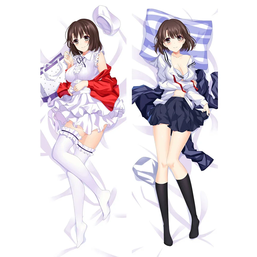 Federa per cuscino da letto Otaku che abbraccia il corpo Dakimakura Cover Cartoon Anime Cuscino che abbraccia la federa per il corpo nudo