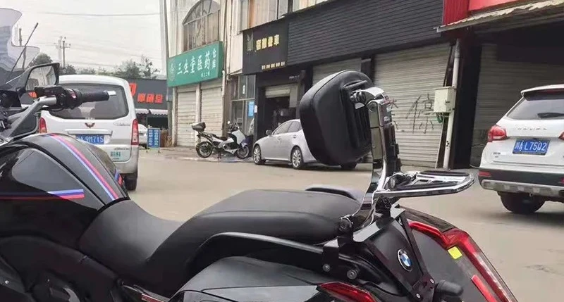 Applicable to BMW K1600B motorcycle modification multi-function driver's backrest passenger folding backrest accessories
