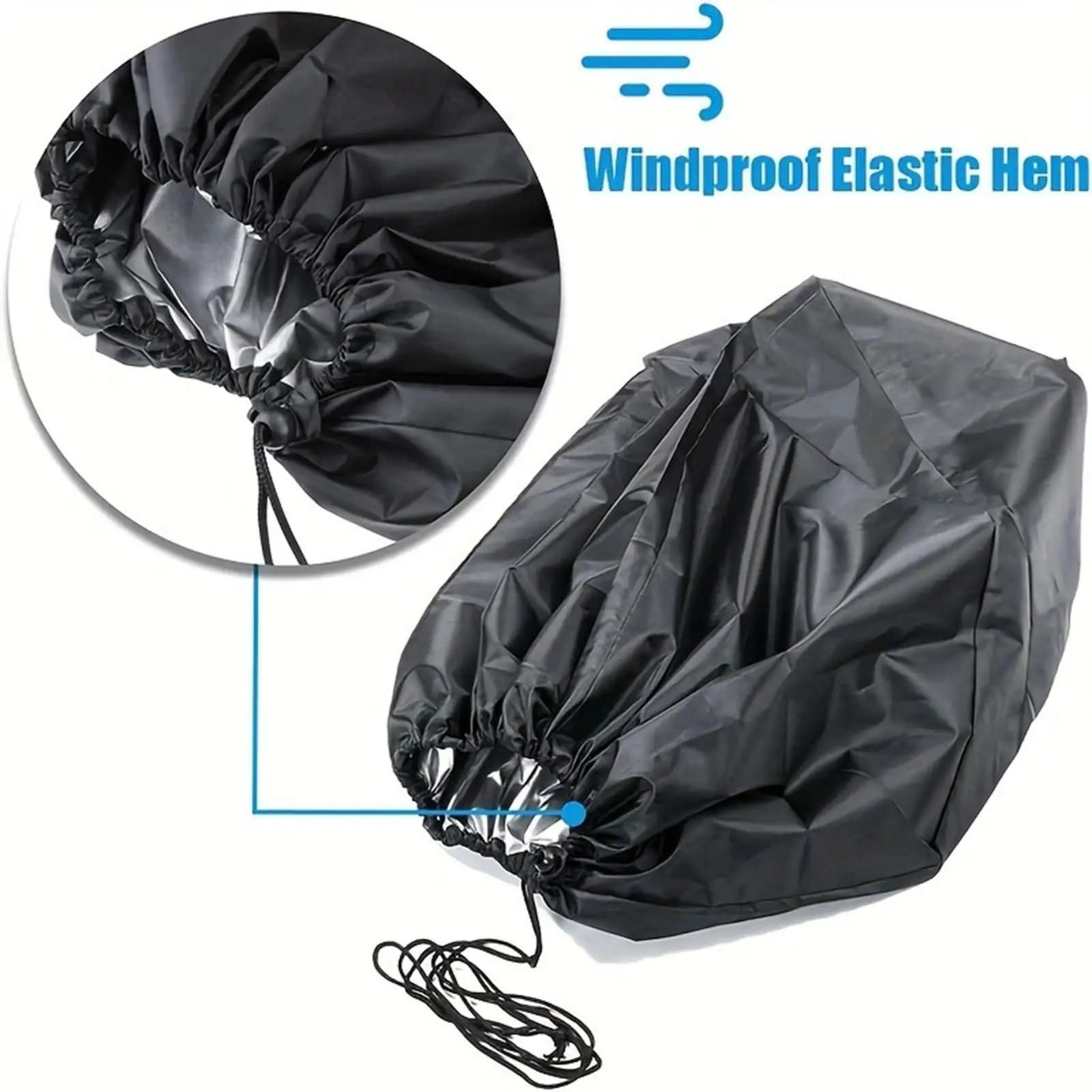 

2Pcs Boat Seat Covers Dustproof Windproof Furniture Protection Easy Installation Protectors Chair Protective Covers Oxford Cloth