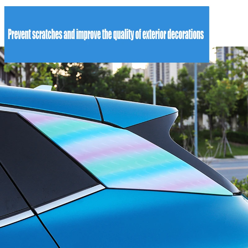

For BYD Atto3 Yuan Plus 2022 2023 Rear window decorative strip C-pillar decorative patch appearance modification accessories