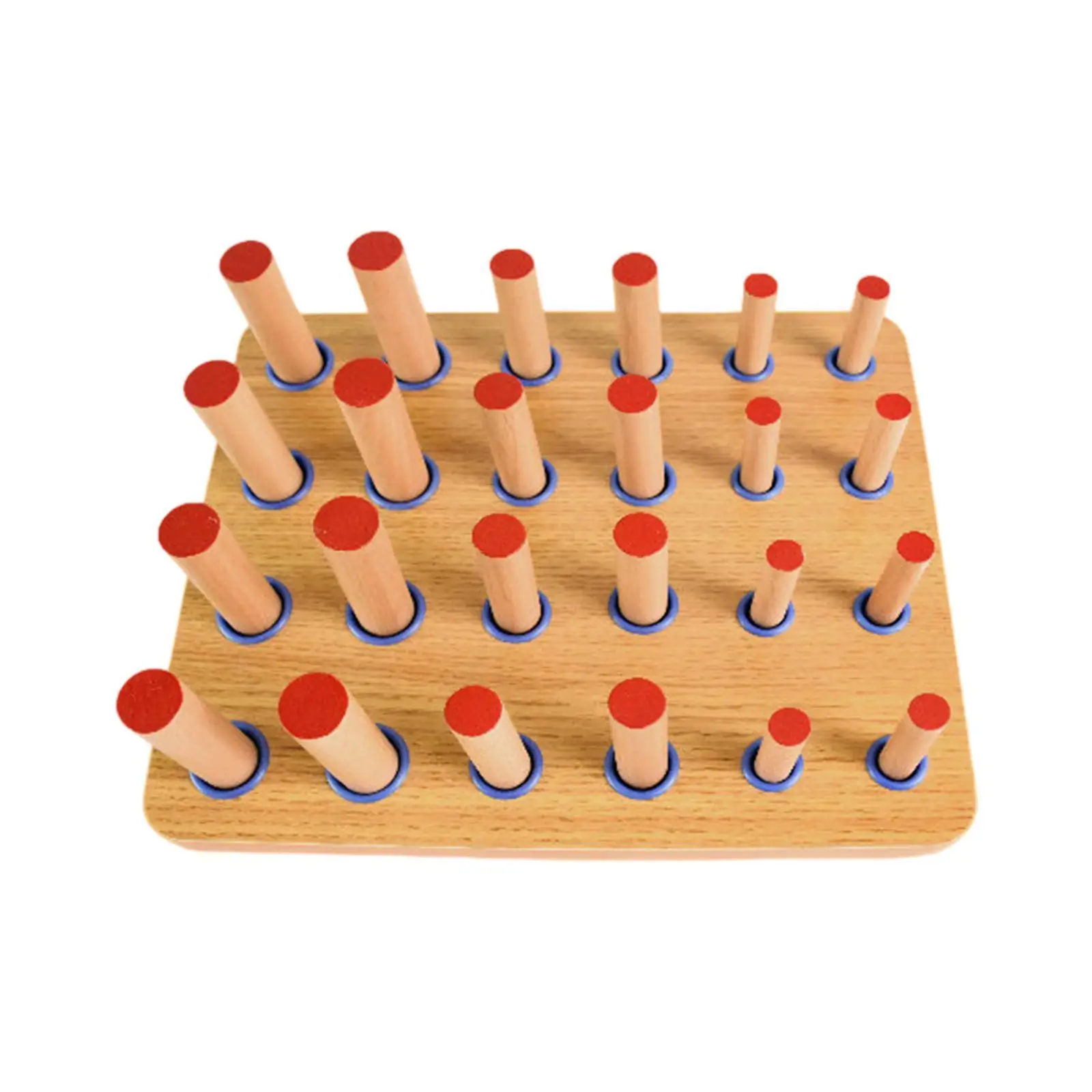 Stroke Training Equipment Activities Wooden Peg Board Rehabilitation Finger Exerciser for Stroke Patients Seniors Elderly