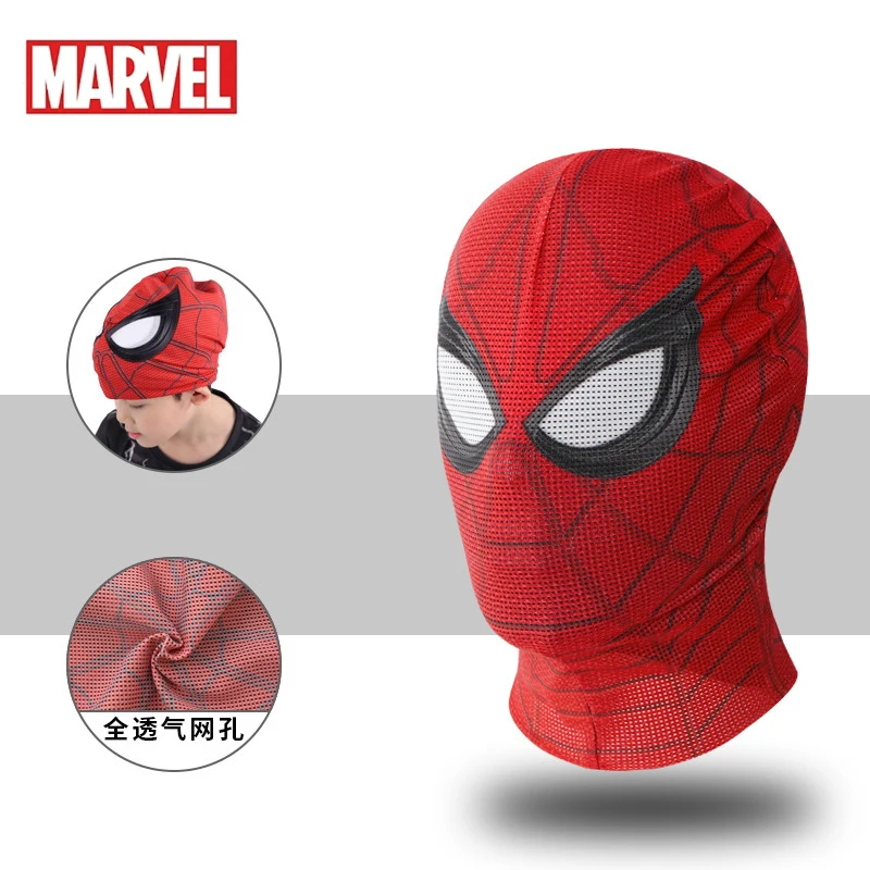 قناع تنكري للأبطال الخارقين من مارفل للبالغين والأطفال ، سبايدرمان ، الهيكل ، الشكل الحديدي ، زي أنيمي ، لعبة الهالوين ، الدعائم هدية ، الأولاد ، البنات