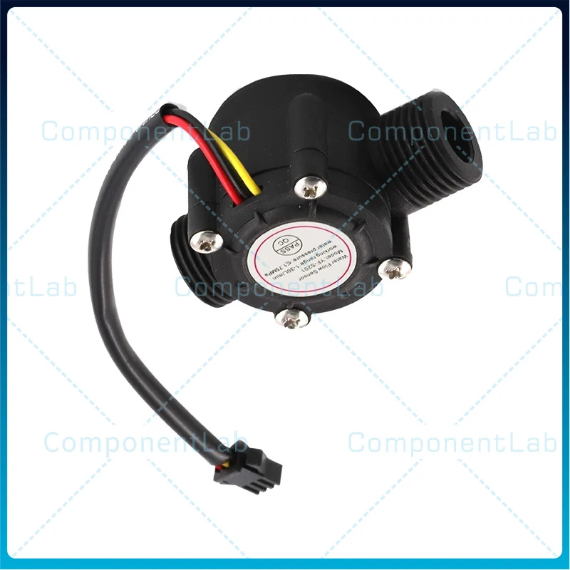5-15pcs YF-S201 Hall Water Flow Sensor G1/2 Interface Flow Meter