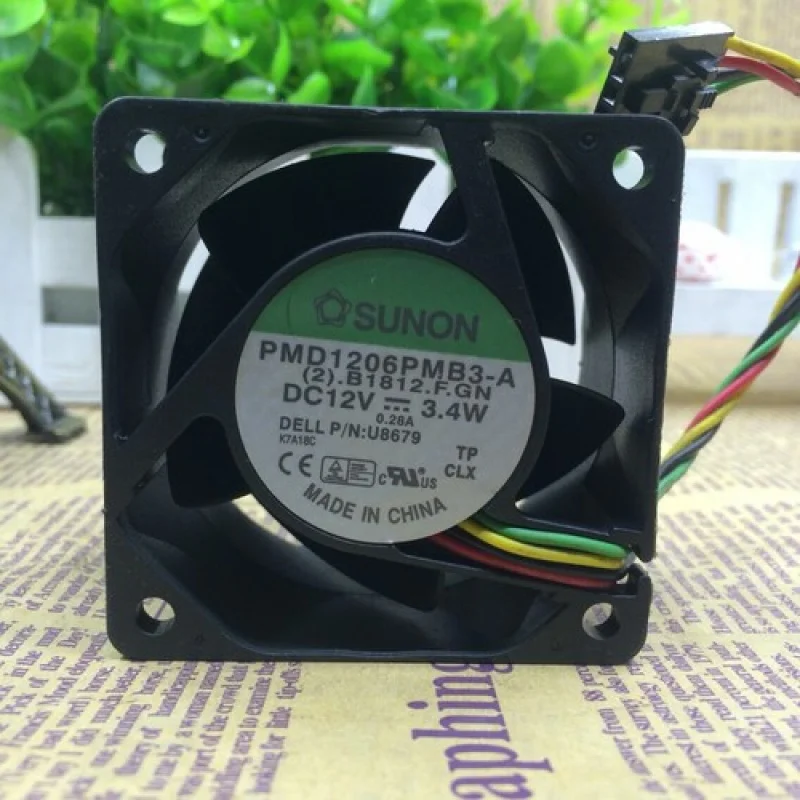

L Высококачественный охлаждающий вентилятор PMD1206PMB3-A 12 В 3,4 Вт 60*60*38 мм