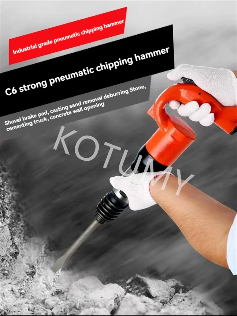 Imagem -02 - Multifuncional Handheld Air Hammer Máquina de Remoção de Ferrugem pá de Vento Poderosa Triturador de Concreto Ferramenta Pneumática Industrial c4 c6