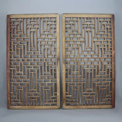 Old Window Panels, Heavy Hardwood Carvings, Home Decoration, Wall Hangings