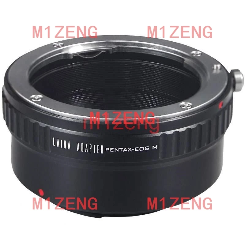 Adapter Ring for Pentax PK mount Lens to canon EF-M EOSM/M2/M3/m5/M6/M10/m50/m100/m200 Mirrorless camera view 2