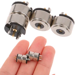 8mm 2Pin High Current Magnet Spring-Loaded Magnetic Cable Pogo pin Connector charge Power male female Probe Solder Wire type