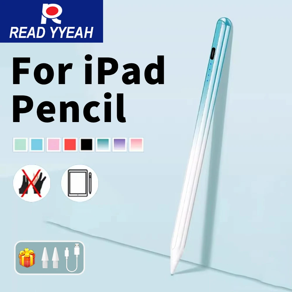 

2025 New Gradient Pencil For Apple iPad With Palm Rejection Stylus Pen for iPad Air M2 Pro 13 Pro 12.9 10 Gen 7th 8th 9th 10.2