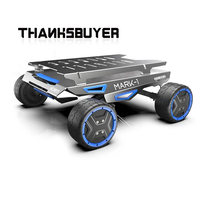 HEXMAN MARK Series MARK50 MARK-1 ROS Robot Chassis Mobile Chassis (MARK-1 with Mecanum Wheels）（MARK1-DIFF Off-Road Version ）