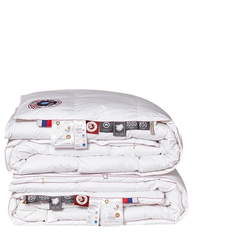 

New down quilt, white goose down, home winter warm thickened quilt