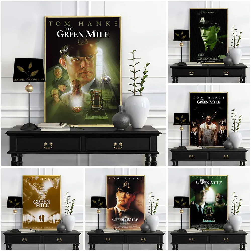 

The Green Mile Fantasy Drama Film Art Print Vintage Poster Movie Illustration Canvas Painting Bar Pub Club Decor Wall Stickers