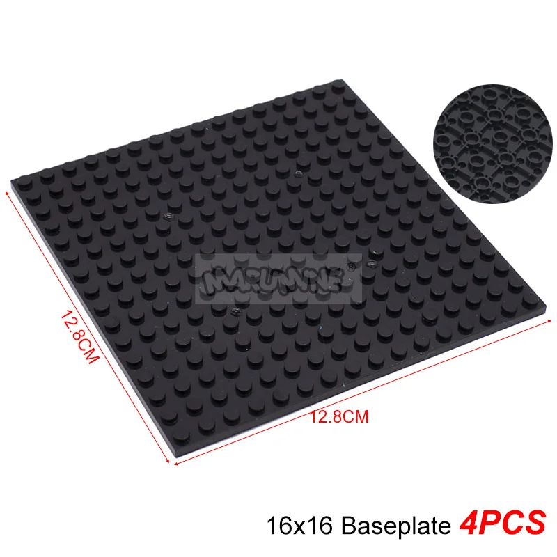 Marumine Bouwstenen Dubbelzijdige Bodemplaat 16x16 91405 Monteren Onderdelen MOC Bricks Grondplaat Idee Huis Bouwbord