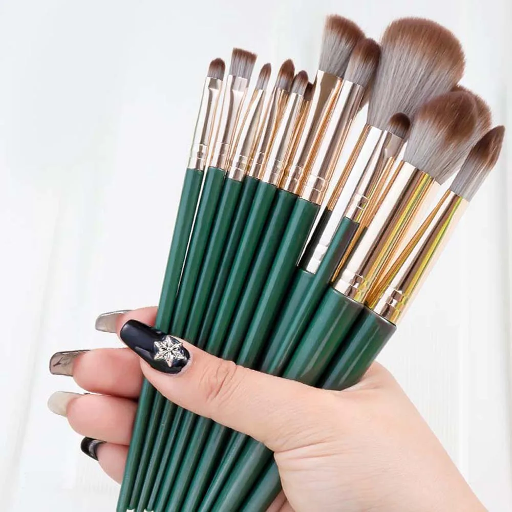 14Pcs/set Beauty Tool Makeup Brushes Set Foundation Blush Powder Eyebrow Eyeliner Travel Makeup Brush Kit Nylon