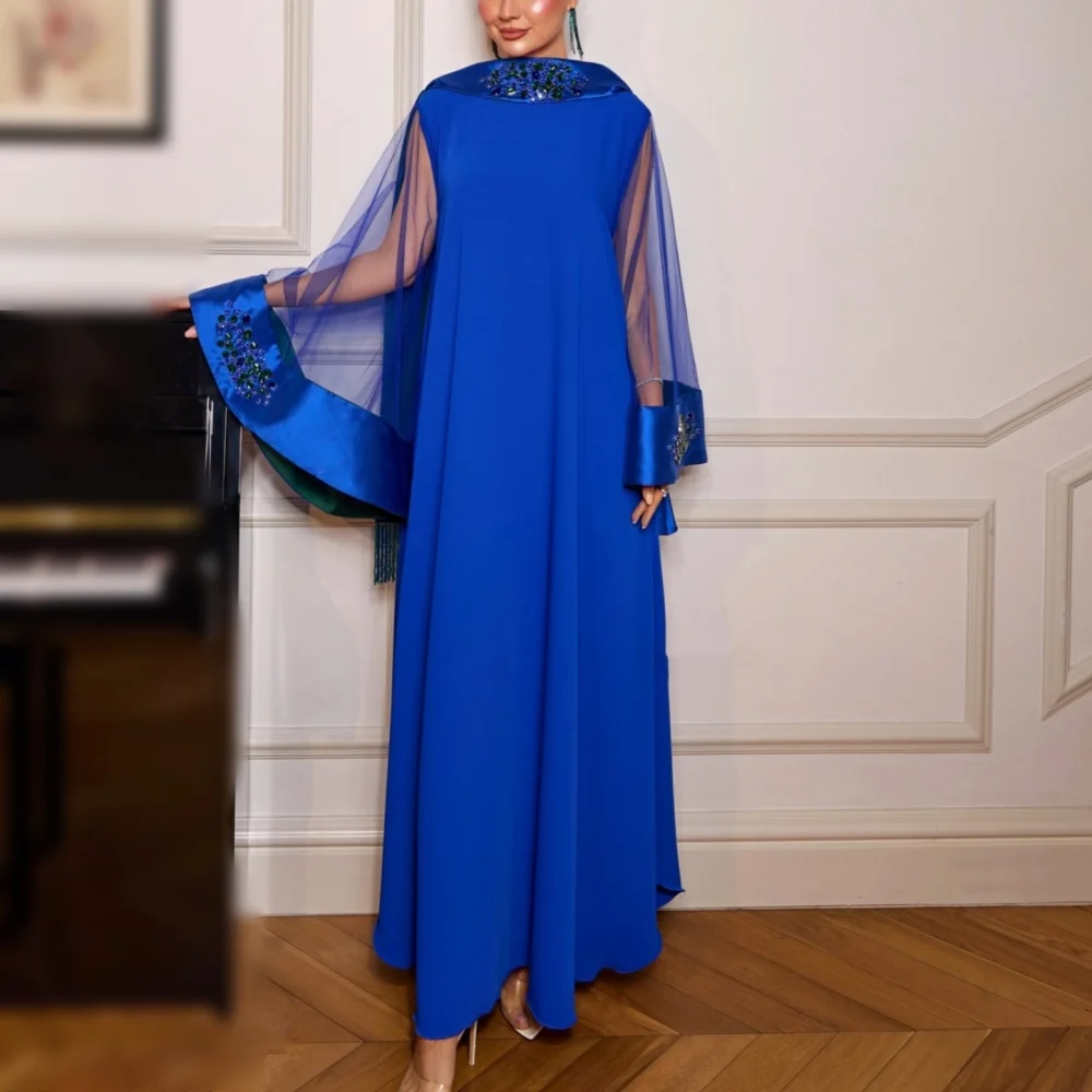 

Изысканное вечернее платье на заказ с темпераментным дизайном, стразами и блестками, А-силуэт, длинное, для вечеринок и свадеб, высокое качество