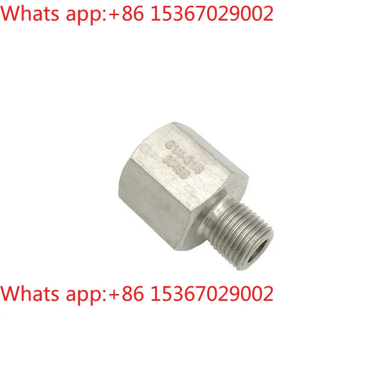 

10pcs 304 Inner Wire G1/4 Turn Outer Wire G1/8 Stainless Steel Reducing Inner and Outer Wire Adapter 1 Minute Turn 2 Points