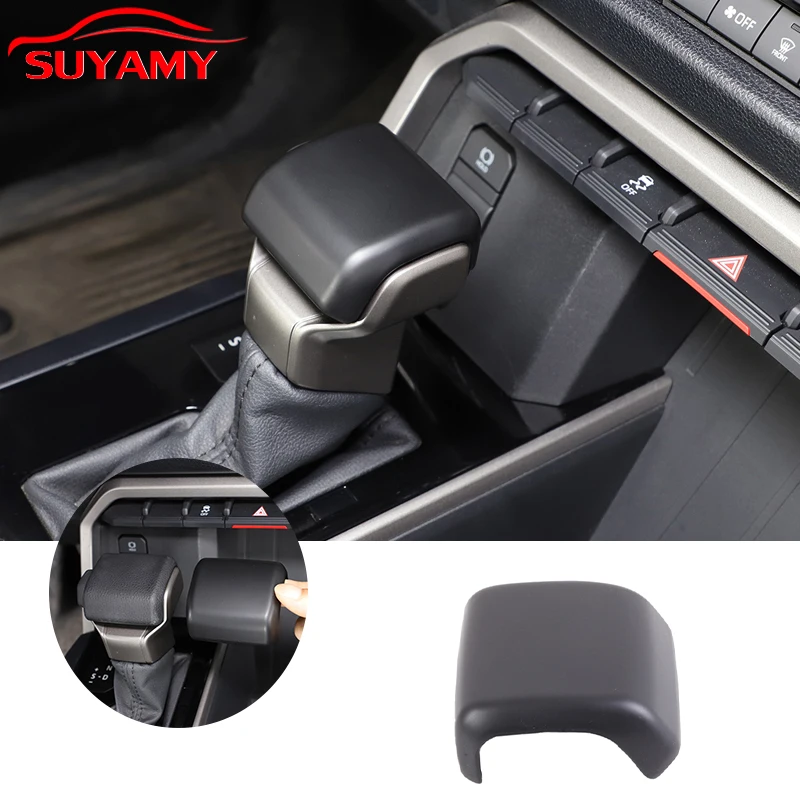 

ABS Car Gear Grip Head Shift Knob Protection Trim Cover For 2022-2023 Toyota Tundra/Sequoia Auto Interior Accessories