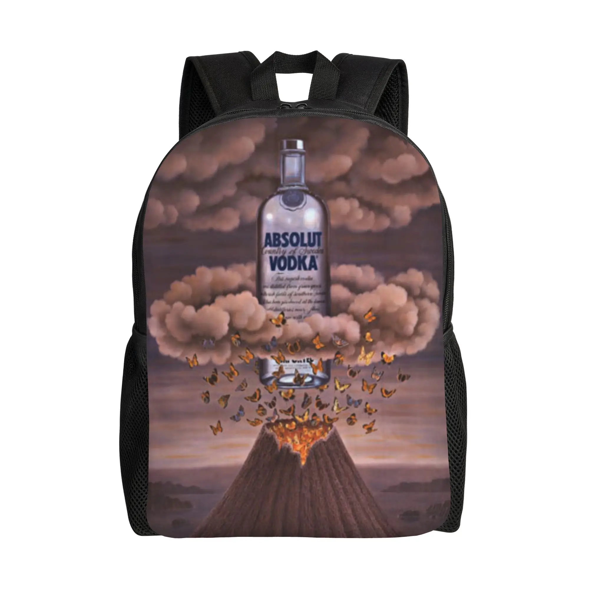 

Рюкзак Absolut Vodka Volcano для студентов, вместительный школьный рюкзак для повседневного использования, к началу учебного года