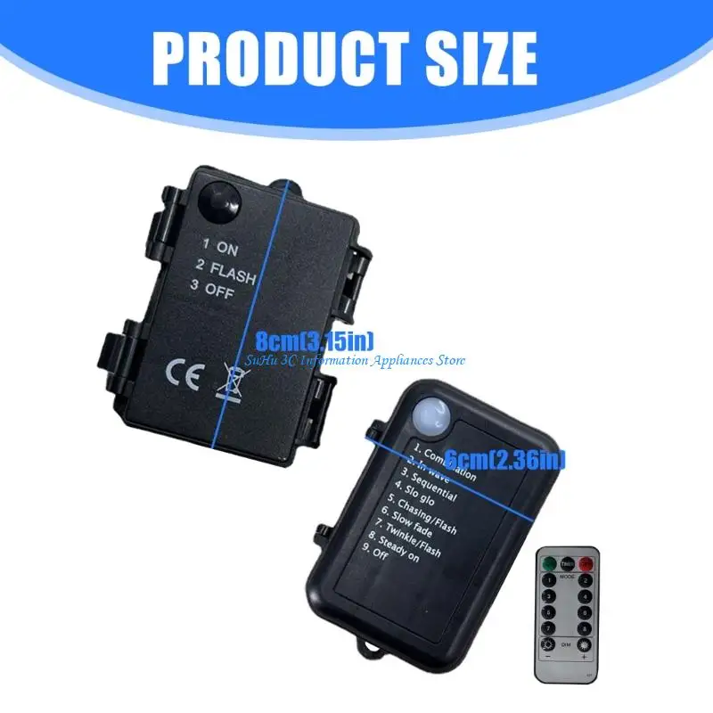 타이밍 기능이 있는 3슬롯 2A 배터리 케이스 방수 설계 방진 보호 전자 액세서리용 강철 스프링