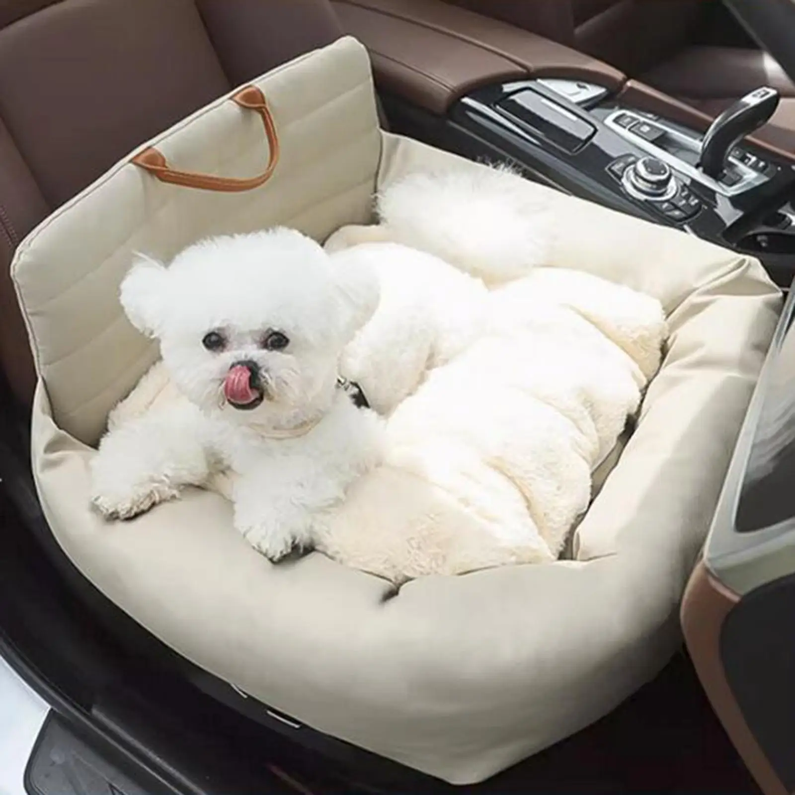 Dog Seat Sofa Soft Nonslip Dog Car Seat for Small Dogs Puppy Kitten