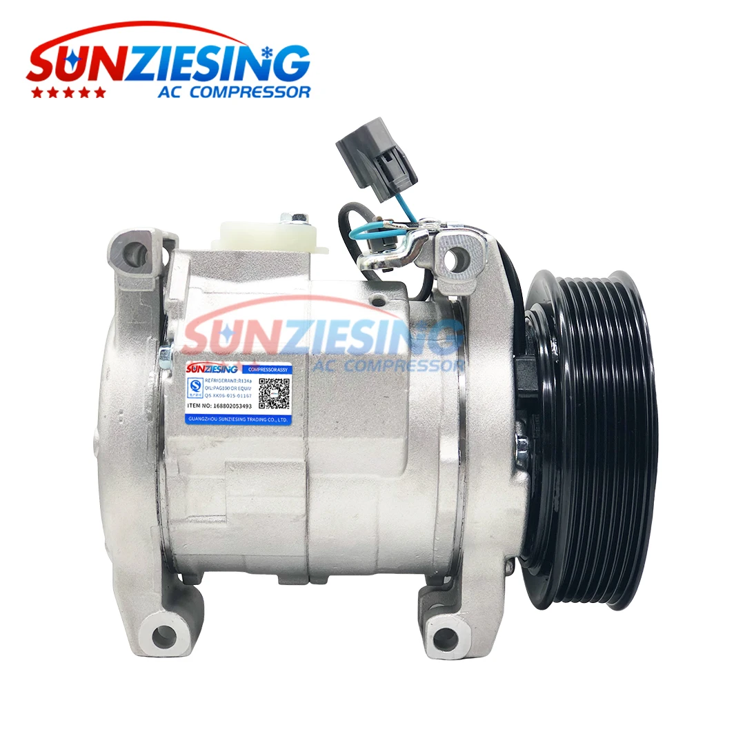 For Honda Accord 2.4L-L4 2003-2007 2004 2005 2006 Co 28003C Auto Ac Compressor Parts New Aspligo 12V Air Conditioner Compressor