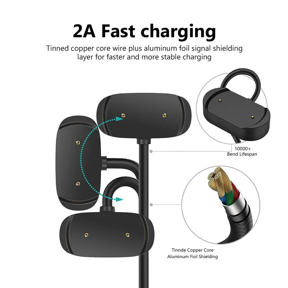 Huami Amazfit GTR 미니 USB 도크 어댑터 액세서리, Amazfit GTR 2 GTR 2e 시계 마그네틱 충전 케이블, 1m 충전기