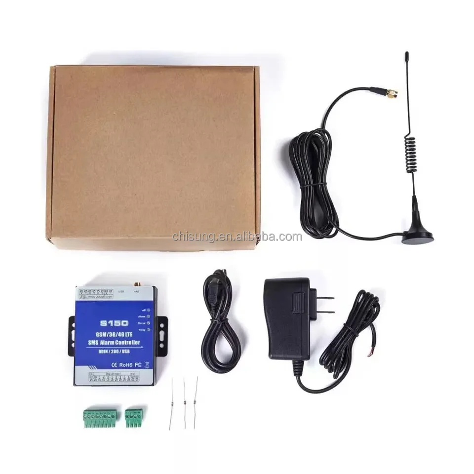 4G S150 GSM SMS Alarm Controller Remote irrigation Temp humi  Pump control Machine room Water le