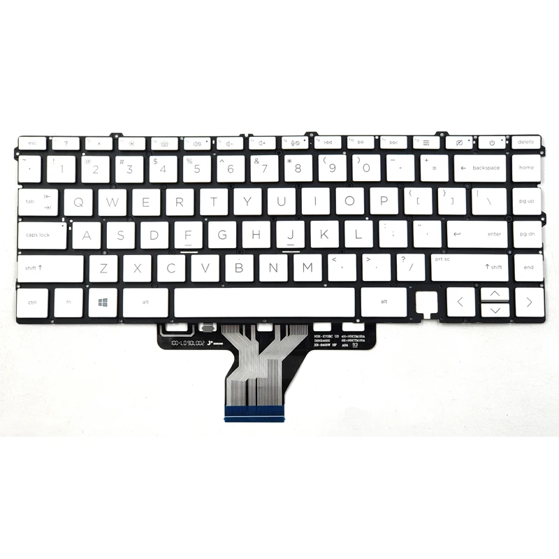 New For HP Envy 15-EP 15-EP0010CA 15-EP0010NR 15-EP0098NR 15T-EP 15T-EP000 15T-EP100 Laptop Keyboard US Silver With Backlit