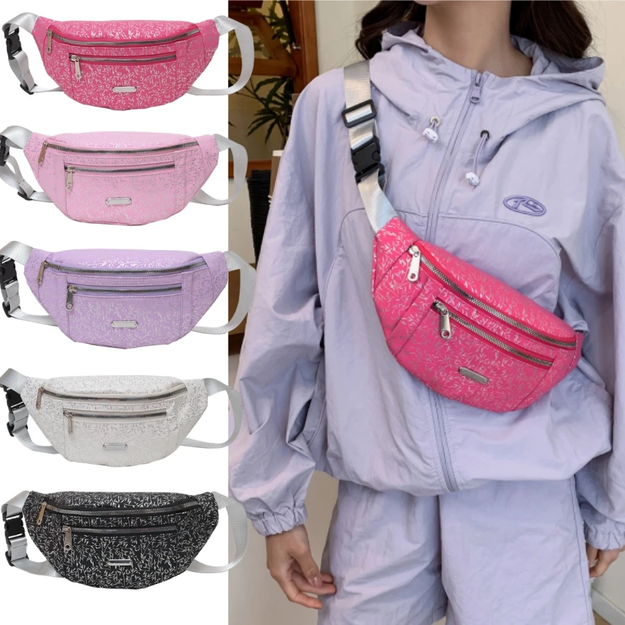 Cute Fanny Pack Fashion Travel Shoulder Purse Belt Bag Women Waist Bag Belt Pouch Female Banana Bag Phone Bag Belly Bags Case