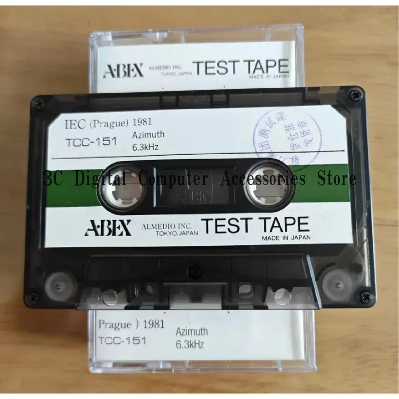 New Original For ABEX TCC-151 6.3kHz Azimuth Test Tape