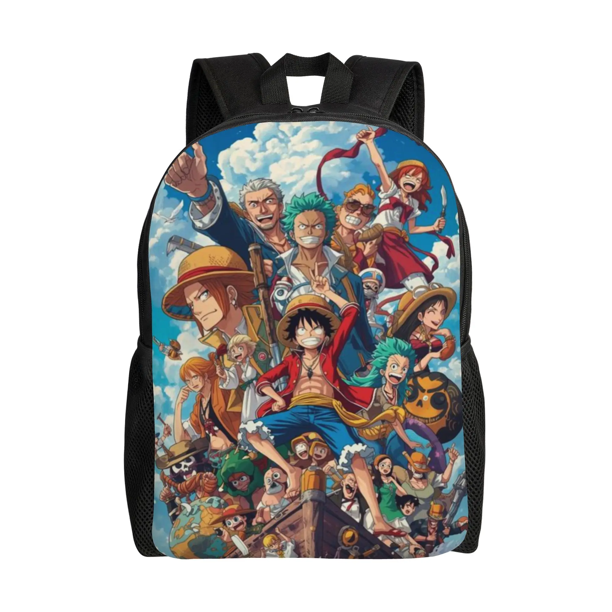 

One Piece College Bag Back to school season Grand Line Versatile Backpack