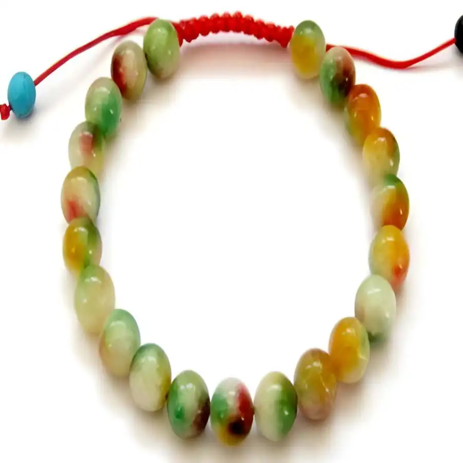 

8mm Green Chrysocolla Gemstone Mala Bracelet Adjustable Stone Prayer Bead Spiritual Meditation Gemstone tassel Hand Yoga Bodhi