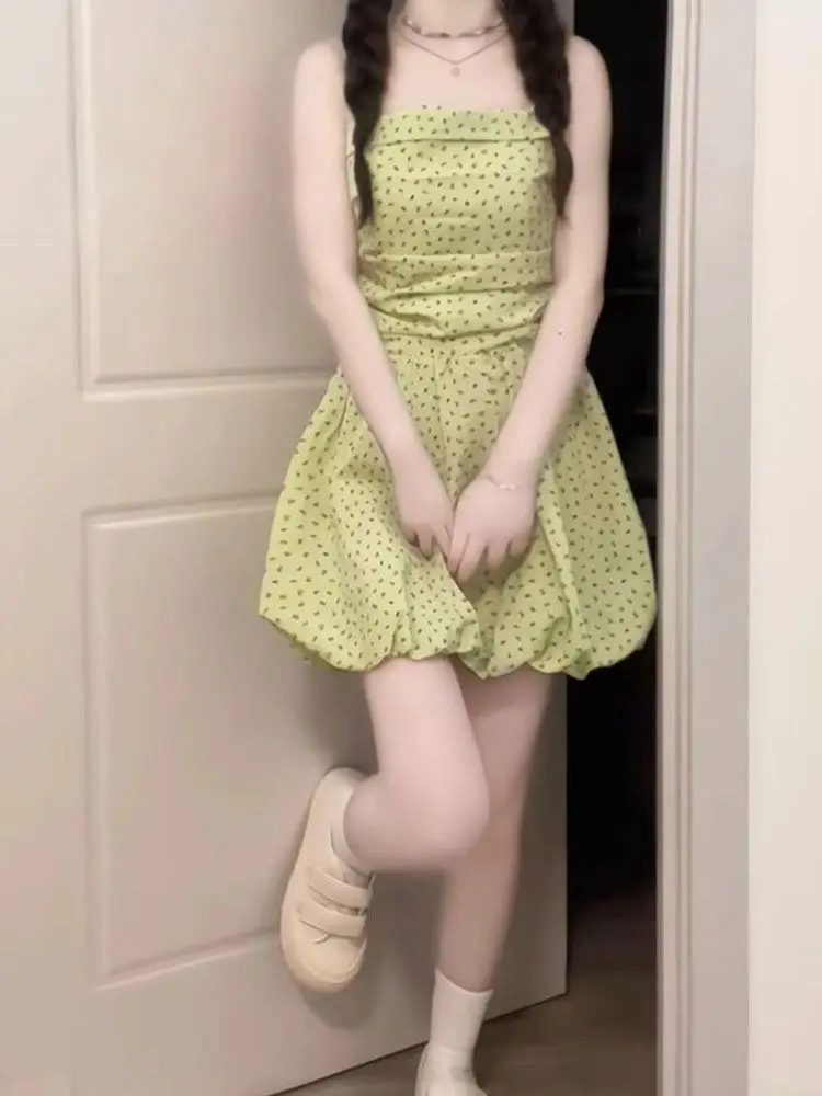 Frauen Kleider Ärmelloses Blumen Slash Neck Schlank Slash Neck Süße Geraffte Elegante Party Knospe Mini Kleid Weibliche Casual