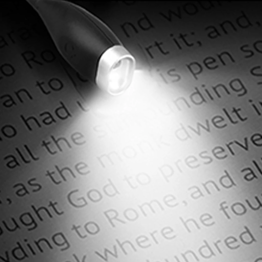 

LED Neck Reading Light Flexible Book Light Hands Free Reading Lamp Rechargeable Flashlight for Night Running Camping