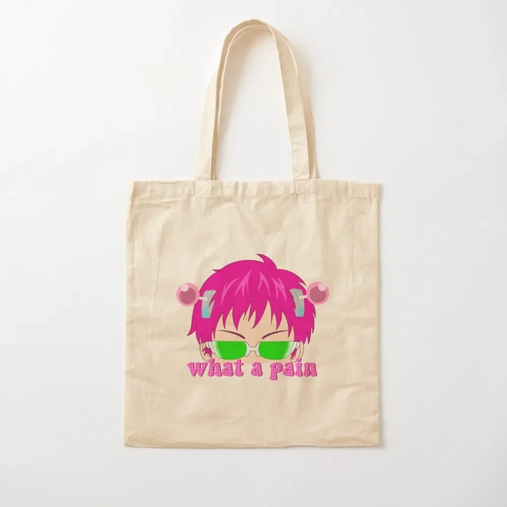 

Saiki k what a pain Tote Bag bags woman 2025 canvas bags ecological bags Tote Bag