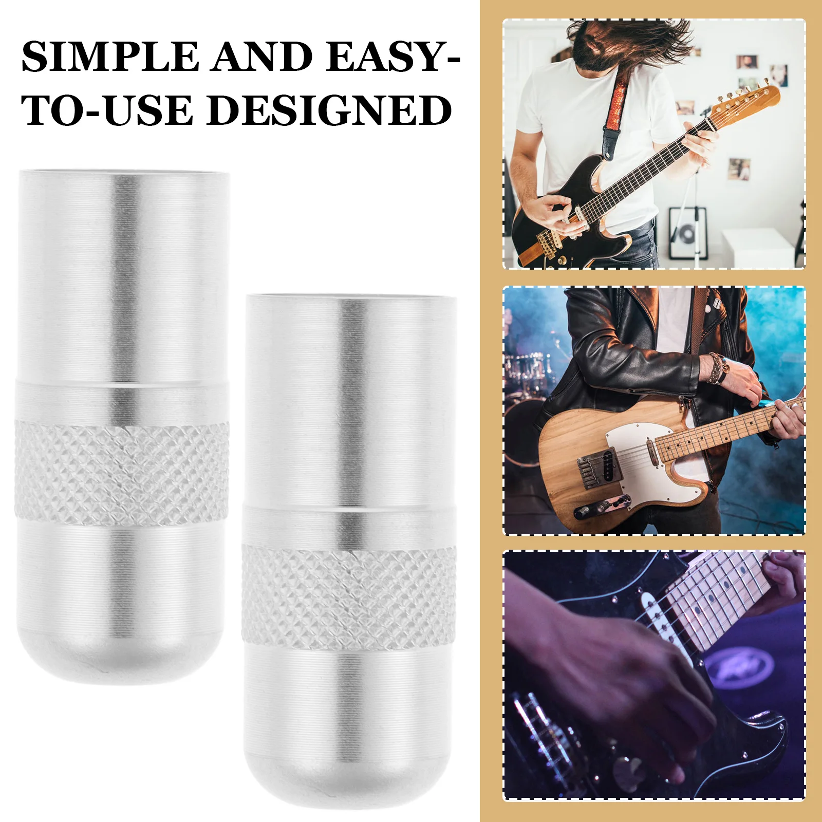 

2pcs Aluminum Guitar Endpin Jack Cover for Acoustic Guitar Output Sleeve Protective Housing Replacement Accessories Durable