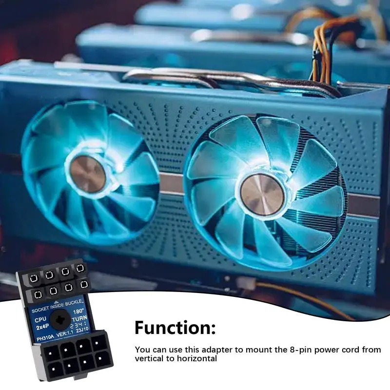 Grafikkarten adapter Lenk anschluss 8-polige Buchse auf 8-poligen Stecker Adapter Grafik Grafikkarten anschluss Verlängerung adapter