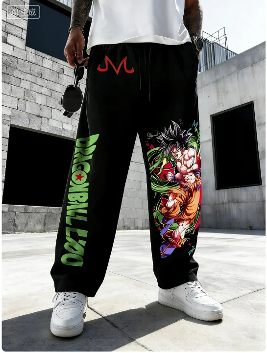 

2026 Adult and Children's Dragon Ball Goku Japanese-Style Shorts 3D Printed Loose Anime Breathable Sports Casual Pants