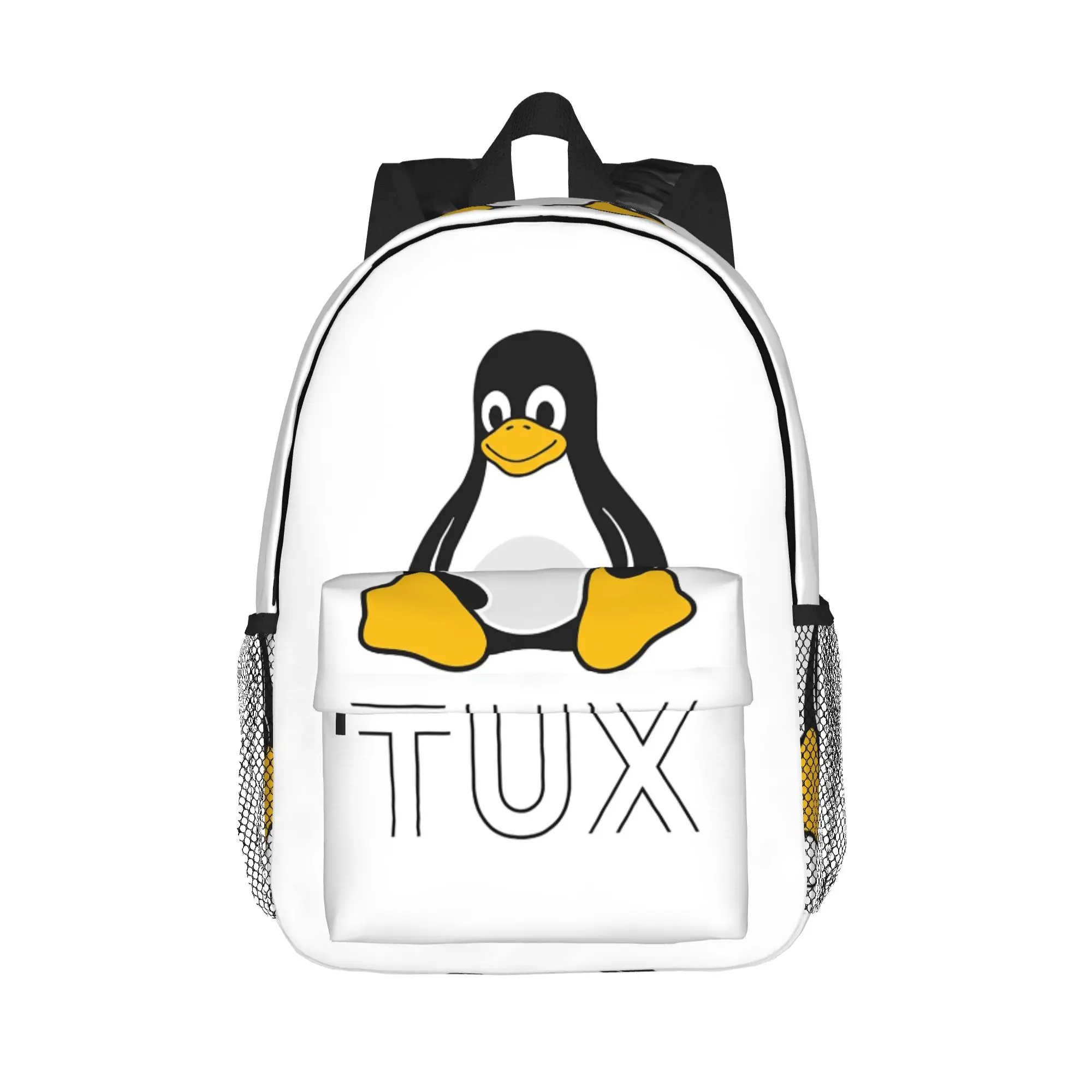 Tux Linux Backpack Hot Sale Daypack Large Capacity Boys Girls BookBag Shoulder Bags for Men Women School Bag