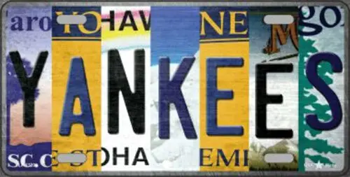 1x, бейсбольная полосаYankees, художественная жестяная вывеска, металлическая жестяная вывеска, художественный декор стены