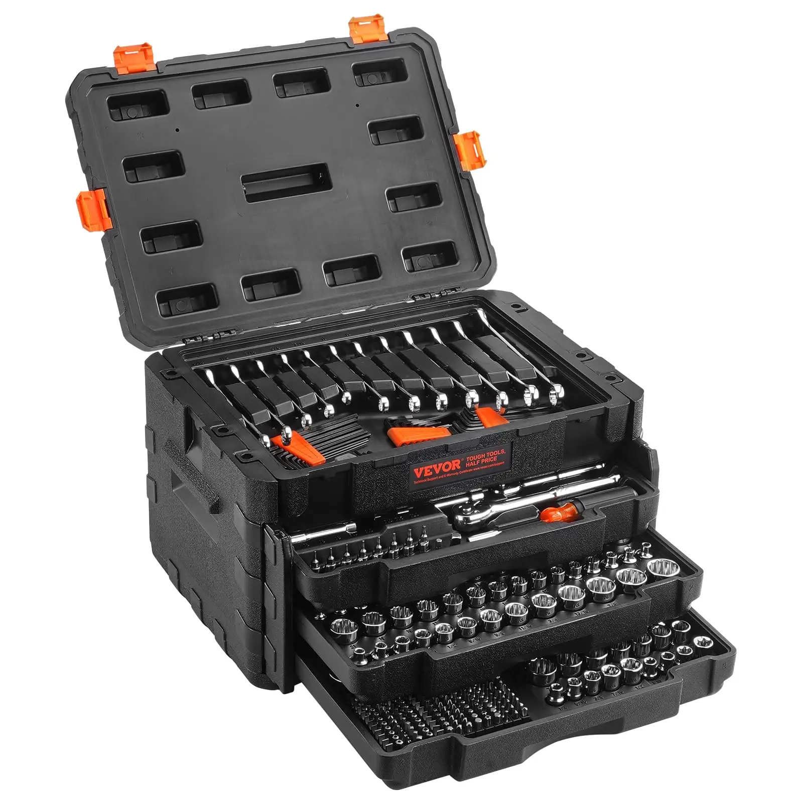 Mechanics Tool Set and Socket Set, 1/4